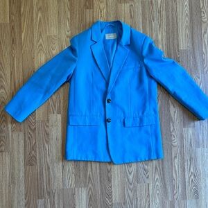 Everlane Oversized Blazer Size 6 in Blue